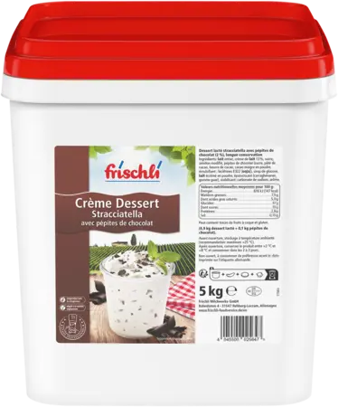 Crème dessert Stracciatella